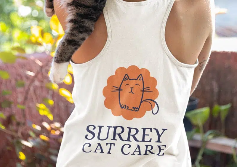 Surrey cat care services tank top