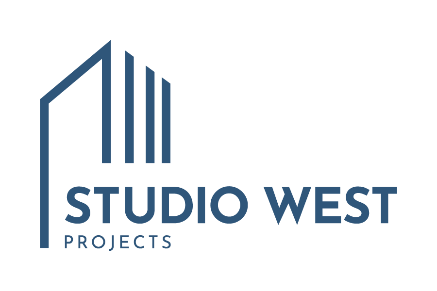 Studio West Projects Logo with modern design for WordPress website.